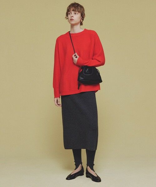 UNFILO / アンフィーロ ニット・セーター | ふわふわニット ラウンドヘム | 詳細5