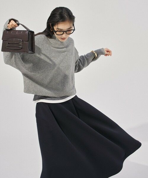 UNFILO / アンフィーロ ニット・セーター | ふわふわニット クロップドハイネック | 詳細6