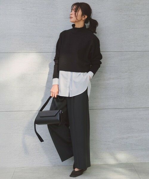 UNFILO / アンフィーロ ニット・セーター | ふわふわニット クロップドハイネック | 詳細19