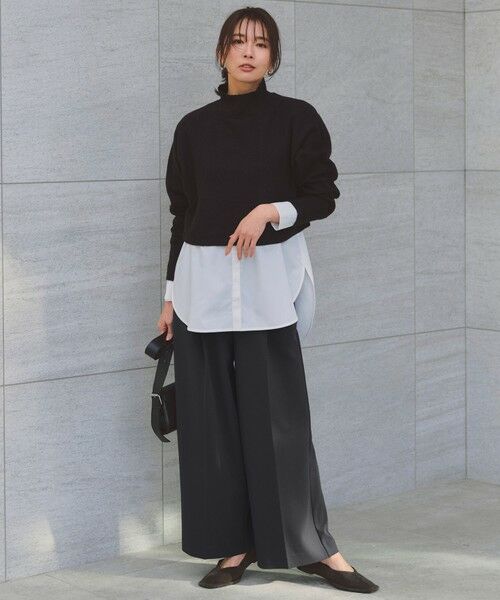 UNFILO / アンフィーロ ニット・セーター | ふわふわニット クロップドハイネック | 詳細20