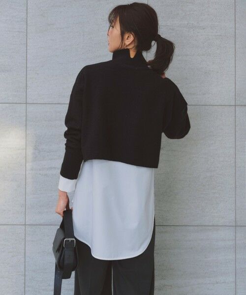 UNFILO / アンフィーロ ニット・セーター | ふわふわニット クロップドハイネック | 詳細14