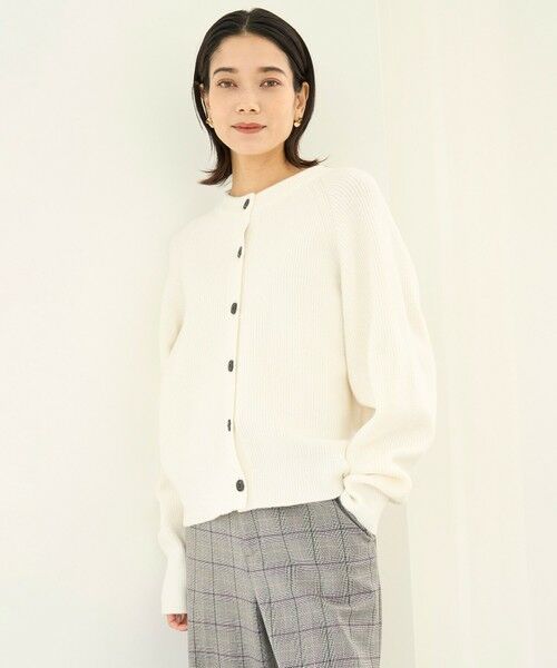 UNFILO / アンフィーロ カーディガン・ボレロ | ふわふわニット 2WAYクルーカーディガン | 詳細1