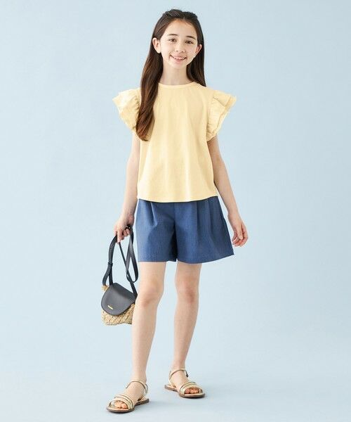 UNFILO / アンフィーロ ショート・ハーフ・半端丈パンツ | 【UNFILO KIDS】デニムキュロット | 詳細3