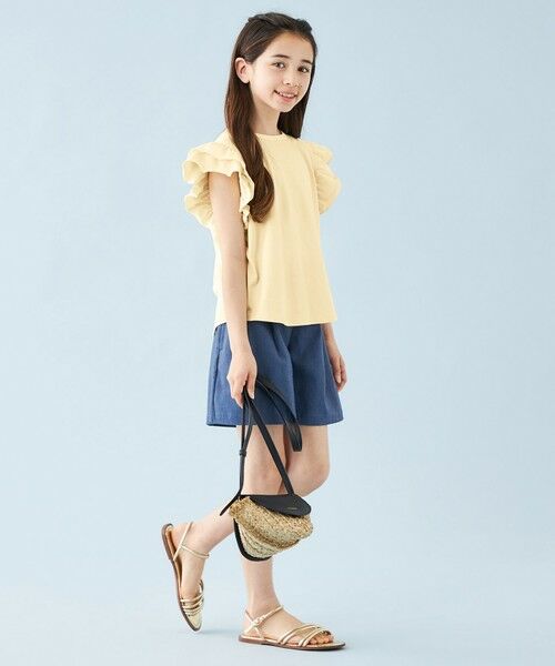 UNFILO / アンフィーロ ショート・ハーフ・半端丈パンツ | 【UNFILO KIDS】デニムキュロット | 詳細6