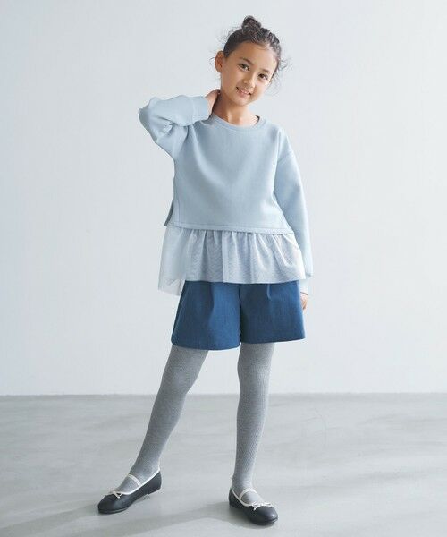 UNFILO / アンフィーロ ショート・ハーフ・半端丈パンツ | 【UNFILO KIDS】デニムキュロット | 詳細11