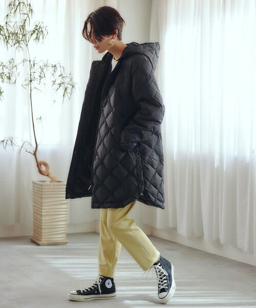 UNFILO / アンフィーロ ダウンジャケット・ベスト | 【自宅で洗濯OK / 軽量で暖かい】TAIONコラボ 2WAY キルティングダウン | 詳細4