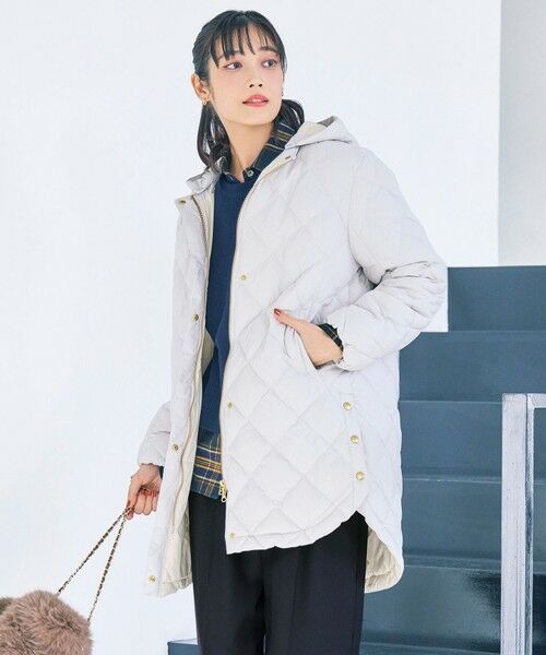 UNFILO / アンフィーロ ダウンジャケット・ベスト | 【自宅で洗濯OK / 軽量で暖かい】TAIONコラボ 2WAY キルティングダウン | 詳細28