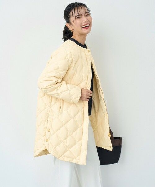 UNFILO / アンフィーロ ダウンジャケット・ベスト | 【自宅で洗濯OK / 軽量で暖かい】TAIONコラボ 2WAY キルティングダウン | 詳細30