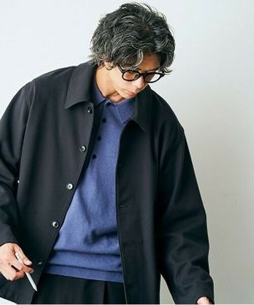 UNFILO / アンフィーロ ブルゾン | 【男女兼用】フラノライク ショートブルゾン [24年秋冬商品] | 詳細9