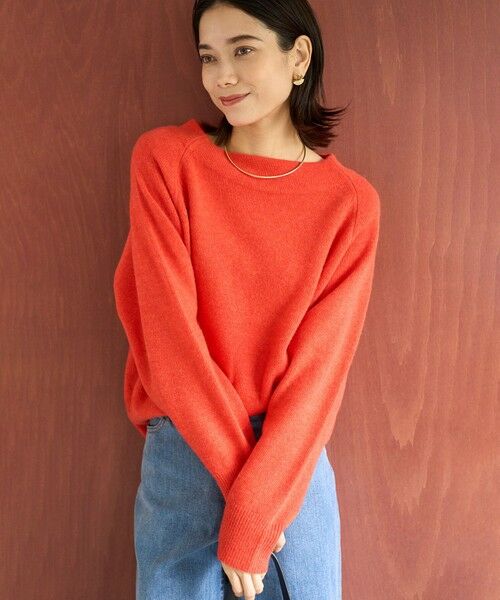 UNFILO / アンフィーロ ニット・セーター | カシミヤブレンド オフネックニット | 詳細9