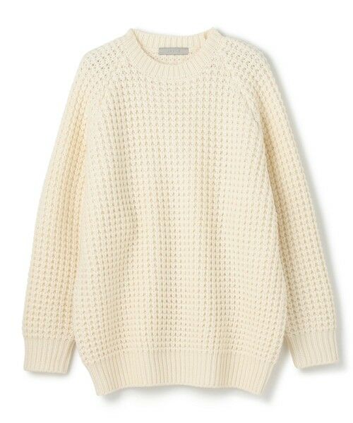 UNFILO / アンフィーロ ニット・セーター | 【男女兼用】ウールポップコーン クルーネック ニット | 詳細12