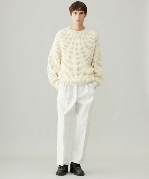 UNFILO / アンフィーロ ニット・セーター | 【男女兼用】ウールポップコーン クルーネック ニット | 詳細6