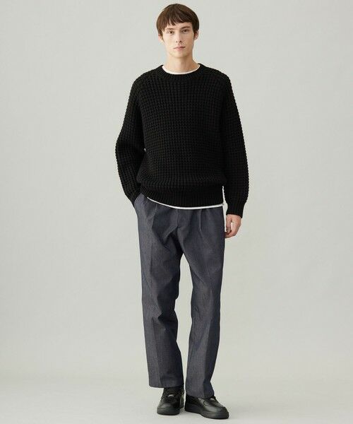 UNFILO / アンフィーロ ニット・セーター | 【男女兼用】ウールポップコーン クルーネック ニット | 詳細13
