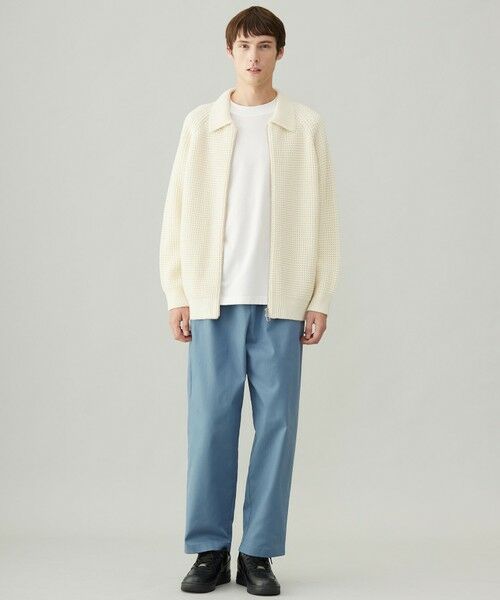 UNFILO / アンフィーロ ニット・セーター | 【男女兼用】ウールポップコーン ジップ ブルゾン | 詳細1