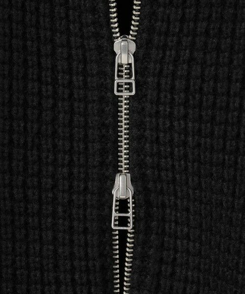 UNFILO / アンフィーロ ニット・セーター | 【男女兼用】ウールポップコーン ジップ ブルゾン | 詳細19