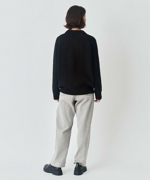 UNFILO / アンフィーロ ニット・セーター | 【男女兼用】ウールポップコーン ジップ ブルゾン | 詳細9