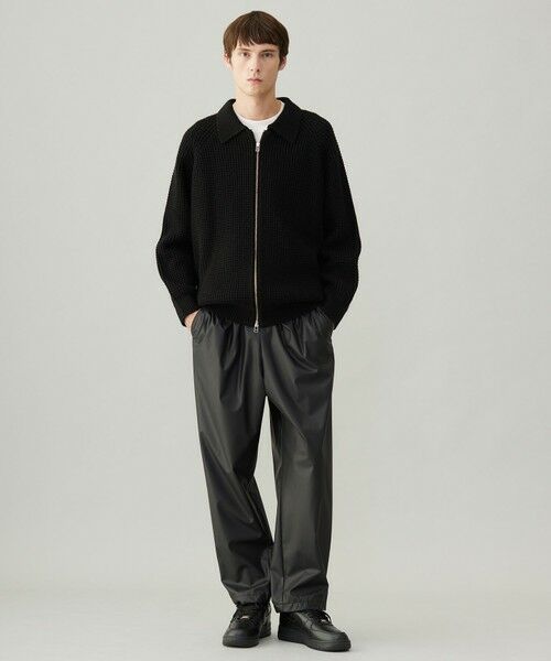 UNFILO / アンフィーロ ニット・セーター | 【男女兼用】ウールポップコーン ジップ ブルゾン | 詳細10