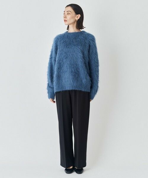 UNFILO / アンフィーロ ニット・セーター | 【男女兼用】シャギー クルーネックニット | 詳細12