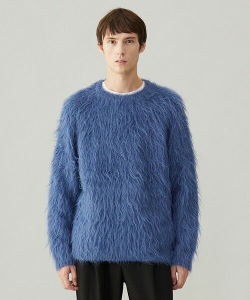 UNFILO / アンフィーロ ニット・セーター | 【男女兼用】シャギー クルーネックニット | 詳細15