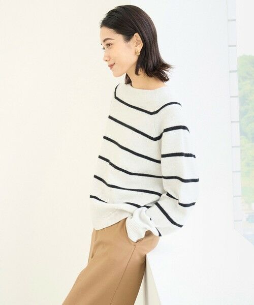 UNFILO / アンフィーロ ニット・セーター | カシミヤブレンド オフネックニット | 詳細19