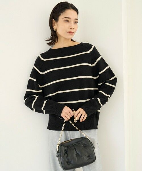 UNFILO / アンフィーロ ニット・セーター | カシミヤブレンド オフネックニット | 詳細24