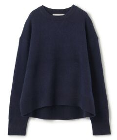 【WEB＆一部店舗限定】洗える へアリースウェット クルーネックニット