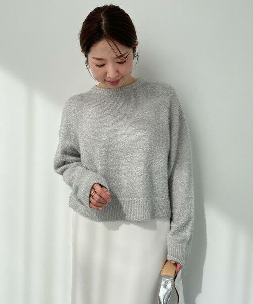 UNFILO / アンフィーロ ニット・セーター | ラメシャギー  ニット | 詳細2