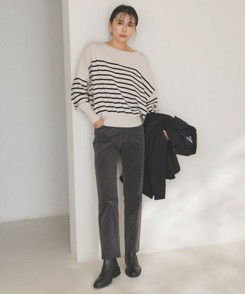 UNFILO / アンフィーロ その他パンツ | ストレッチコーデュロイ スリムパンツ | 詳細20