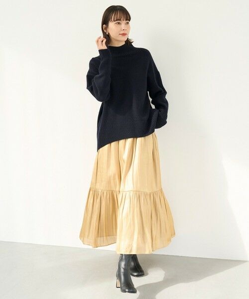 UNFILO / アンフィーロ ミニ・ひざ丈スカート | シャイニースカート | 詳細11