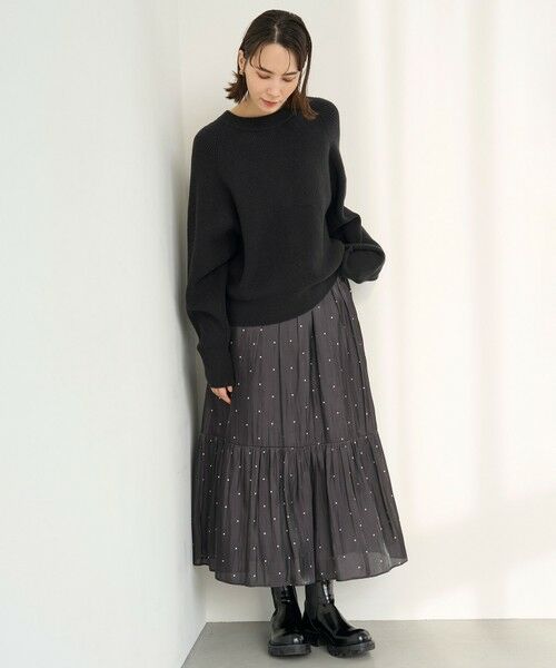 UNFILO / アンフィーロ ミニ・ひざ丈スカート | シャイニースカート | 詳細15