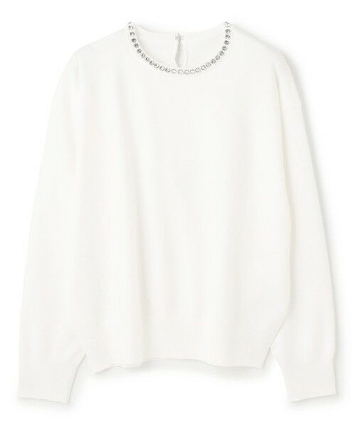 UNFILO / アンフィーロ ニット・セーター | ネックビジュー ニット | 詳細19