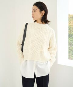 UNFILO / アンフィーロ ニット・セーター | ケーブルニット