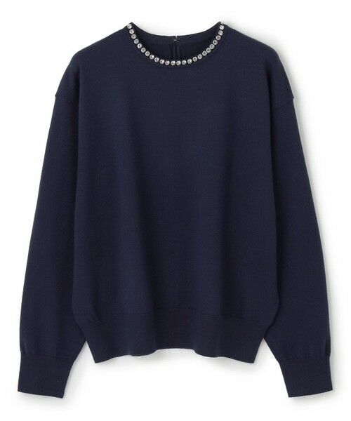 UNFILO / アンフィーロ ニット・セーター | ネックビジュー ニット | 詳細18