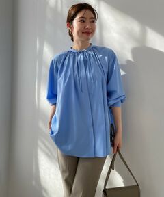 UNFILO / アンフィーロ シャツ・ブラウス | ギャザーブラウス