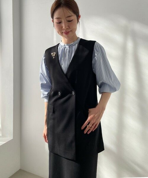 UNFILO / アンフィーロ シャツ・ブラウス | ギャザーブラウス | 詳細3