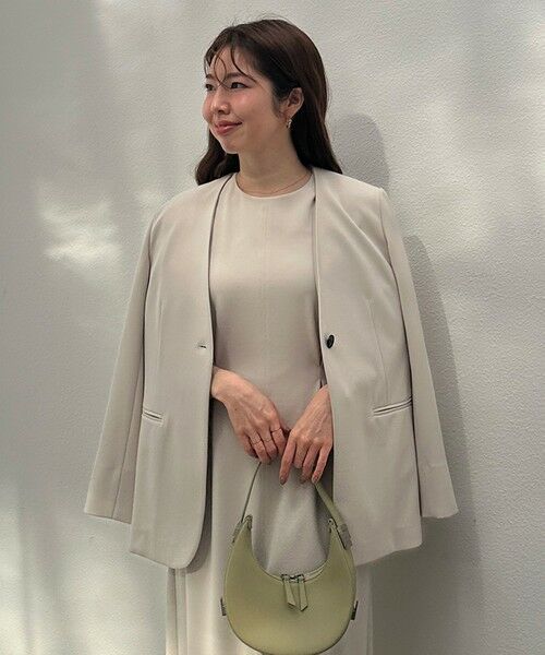 UNFILO / アンフィーロ ノーカラージャケット | BEAUTY MOVE ボタン付き ノーカラージャケット | 詳細2