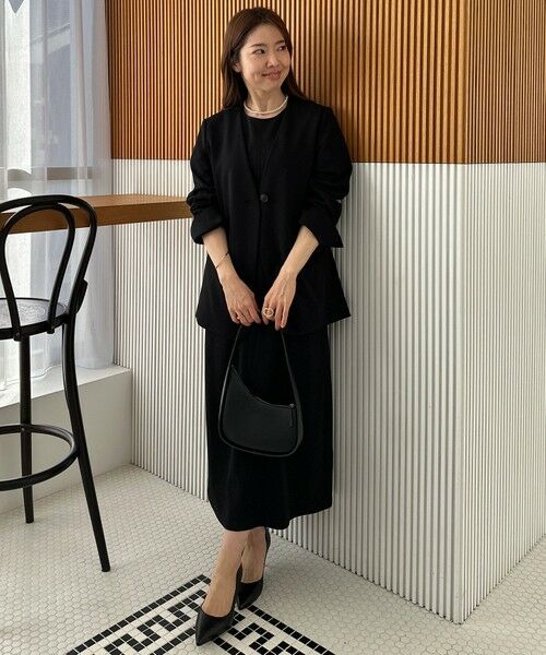 UNFILO / アンフィーロ ノーカラージャケット | BEAUTY MOVE ボタン付き ノーカラージャケット | 詳細17