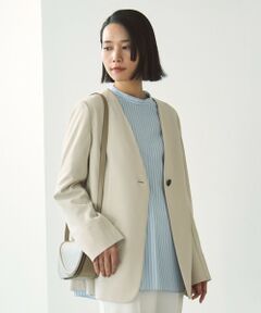 TOLW@yrl:ＨＫさま専用　ノーカラージャケット ベージュ 38 TOLW@yrl:HKさま専用 ノーカラージャケット ベージュ 38 楽天