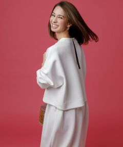 UNFILO / アンフィーロ スウェット | BEAUTY FORM JERSEY クロップド トップス