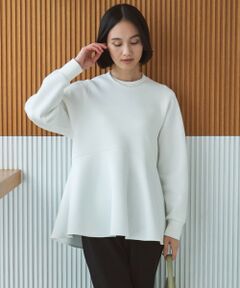 UNFILO / アンフィーロ スウェット | BEAUTY FORM JERSEY ペプラム トップス