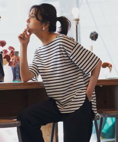 UNFILO / アンフィーロ カットソー | 撥水汗ジミ防止ボーダーT