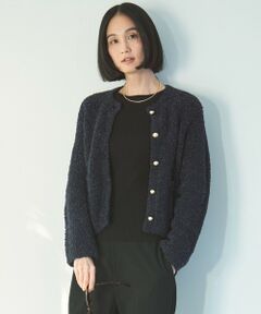 UNFILO / アンフィーロ カーディガン・ボレロ | テープフリンジニット カーディガン