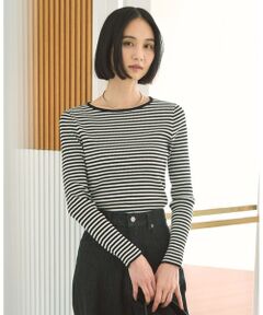 UNFILO / アンフィーロ ニット・セーター | マイビューティ リブボートネック ニット