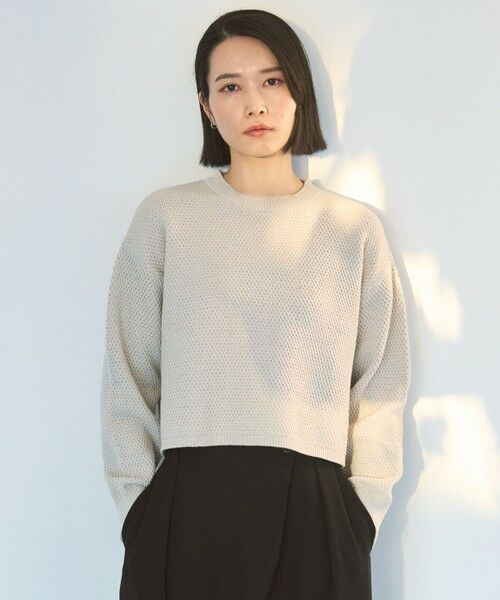 UNFILO / アンフィーロ ニット・セーター | 【WEB限定】ラメリンクス クロップドニット | 詳細6