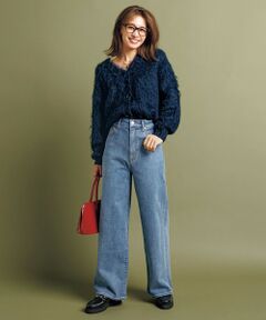 UNFILO / アンフィーロ デニムパンツ | 【UNFILO DENIM】撥水ストレッチ ワイドストレートデニム