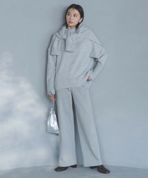 UNFILO / アンフィーロ デニムパンツ | 【UNFILO DENIM】撥水ストレッチ ワイドストレートデニム | 詳細4