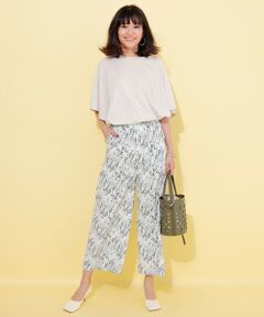 UNFILO / アンフィーロ その他パンツ | 【撥水/UVケア/接触冷感】シャカ楽ストレッチ ワイド柄パンツ