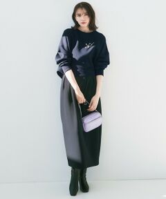 UNFILO / アンフィーロ ミニ・ひざ丈スカート | BEAUTY FORM JERSEY コクーン スカート