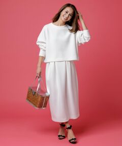 UNFILO / アンフィーロ ミニ・ひざ丈スカート | BEAUTY FORM JERSEY コクーン スカート