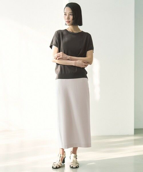 UNFILO / アンフィーロ ミニ・ひざ丈スカート | BEAUTY MOVE Iラインスカート | 詳細1